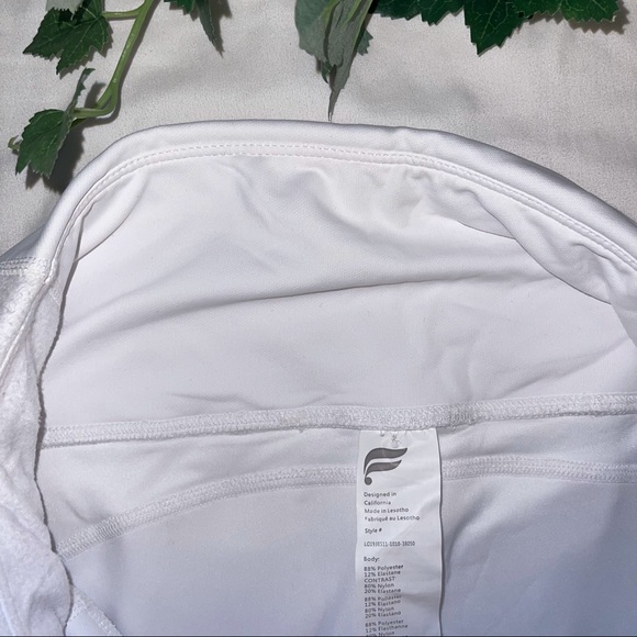 Fabletics White Leggings High Waisted - Picture 3 of 4
